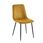 Krzesło tapicerowane curry nogi czarny K5-FX